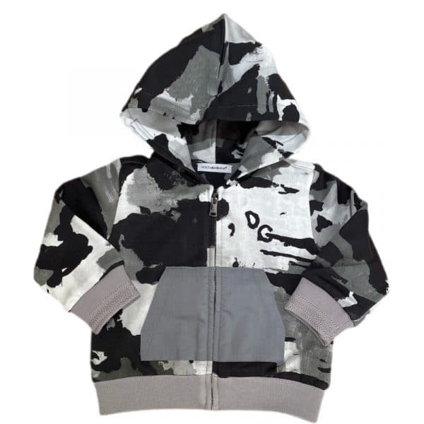 Dolce & Gabbana - Felpa camouflage per neonato