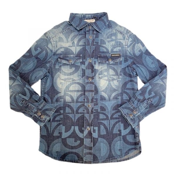Dolce & Gabbana - Camicia jeans bimbo