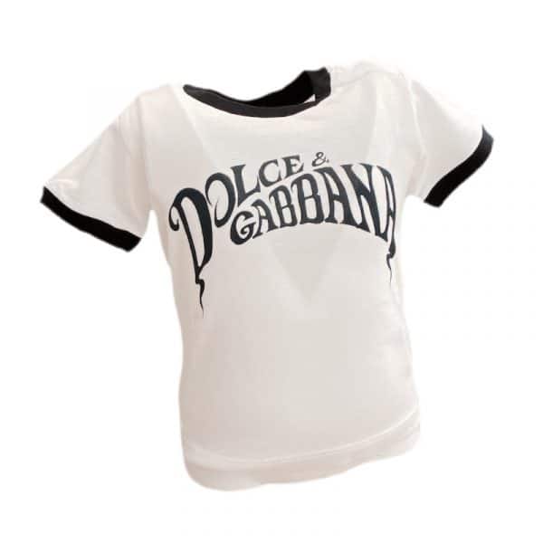 Dolce & Gabbana - T-shirt bianca per neonato