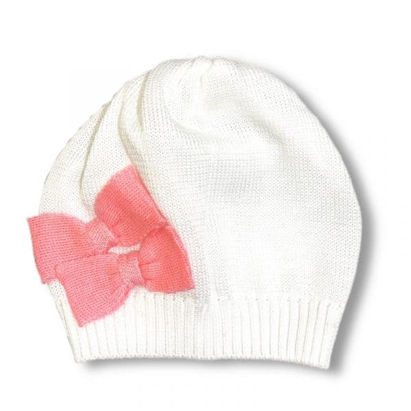 Catya - Cappello Bianco per neonata