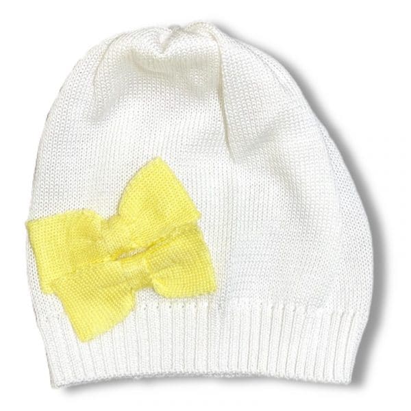 Catya - Cappello Bianco per neonata