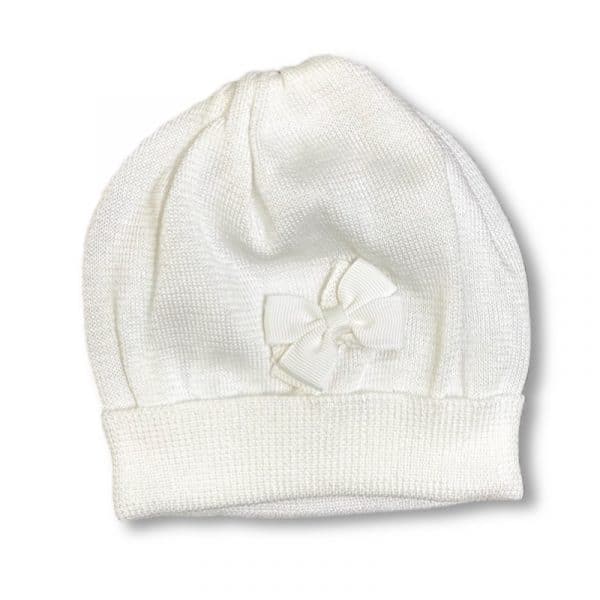Catya - Cappello Bianco per neonata
