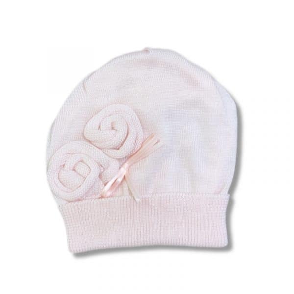 Catya - Cappello Rosa per neonata