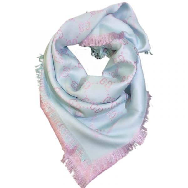Gucci - Pashmina verde lilla bimba