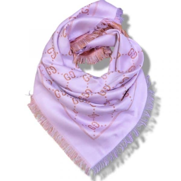 Gucci - Pashmina lavanda bronzo bimba