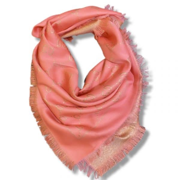Gucci - Pashmina rosa gold bimba