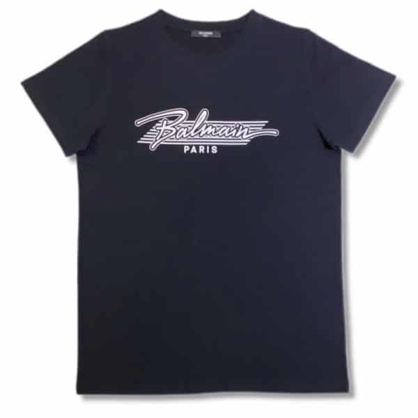 Balmain - T shirt nera bimbi