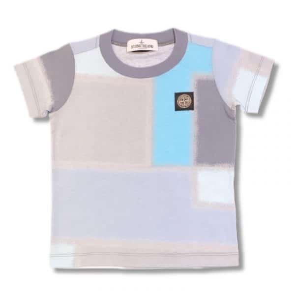 Stone Island - T shirt multicolor bimbo
