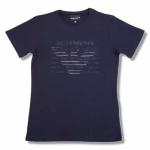 Giorgio Armani - T shirt blu bimbo