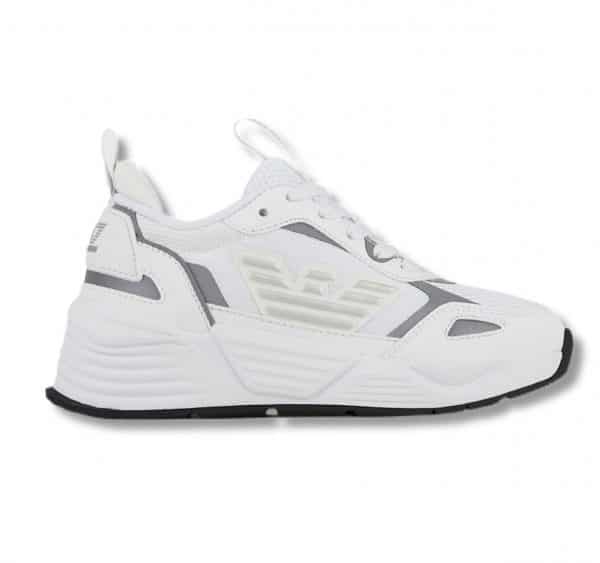 Giorgio Armani - Sneaker bianche e argento bimbo