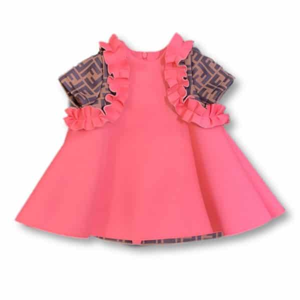 Fendi - Abito fucsia bimba