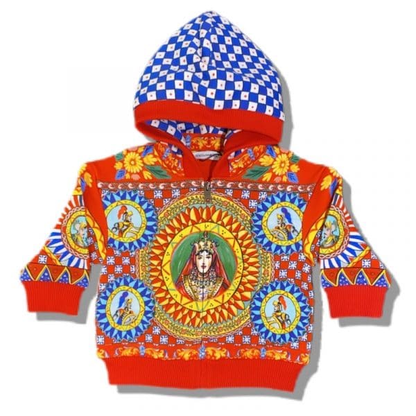 Dolce & Gabbana - Felpa con zip - Multicolor