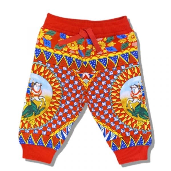 Dolce & Gabbana - Pantalone in felpa - Multicolor