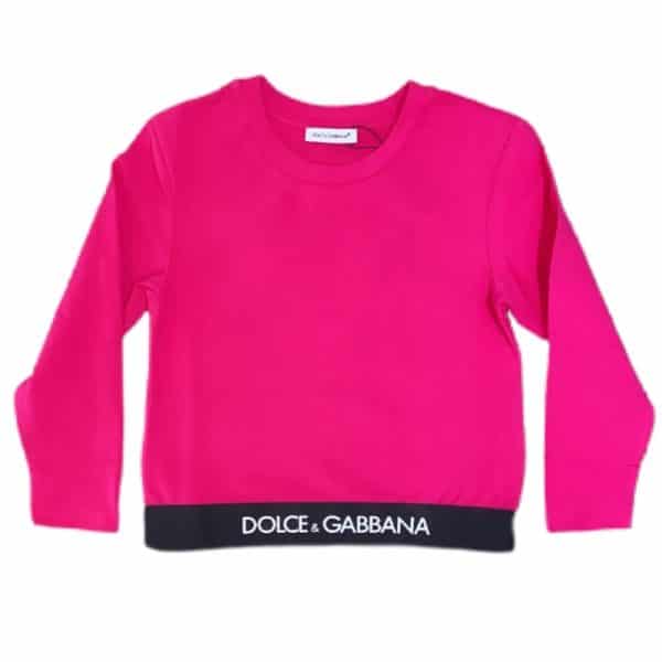 Dolce & Gabbana - T-shirt manica lunga - Fucsia