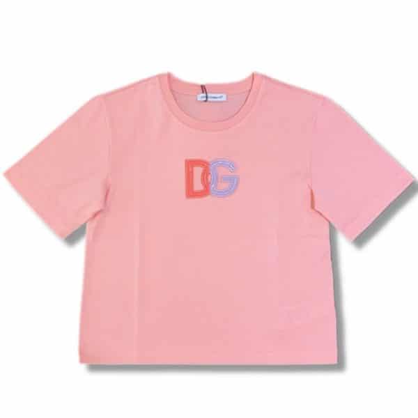 Dolce & Gabbana - T-shirt manica corta rosa bimba