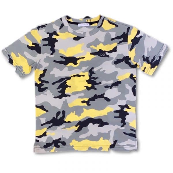 Dolce & Gabbana - T-shirt camouflage bimbo