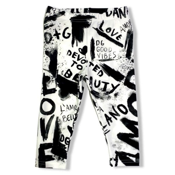 Dolce & Gabbana - Leggins white black