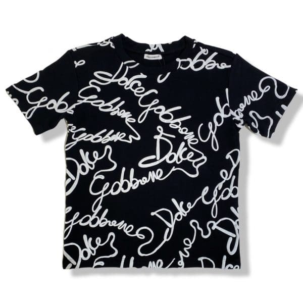 Dolce & Gabbana - T-shirt manica corta black bimbi