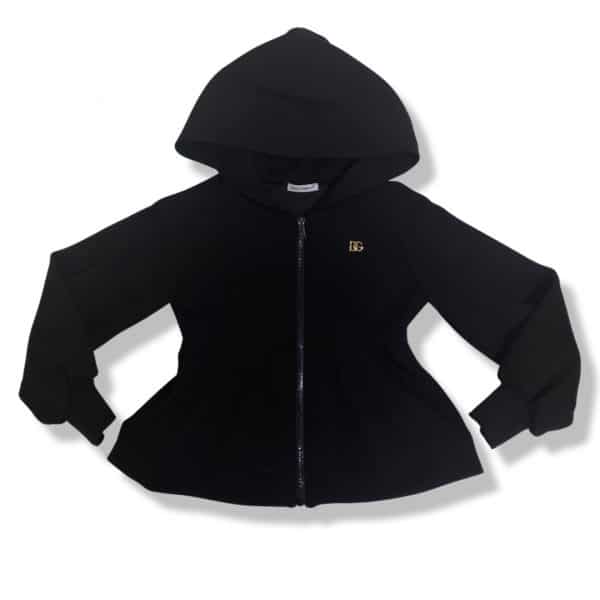 Dolce & Gabbana - Felpa con zip black bimba