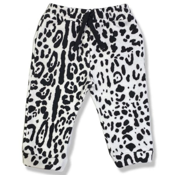Dolce & Gabbana - Pantalone in felpa - White black