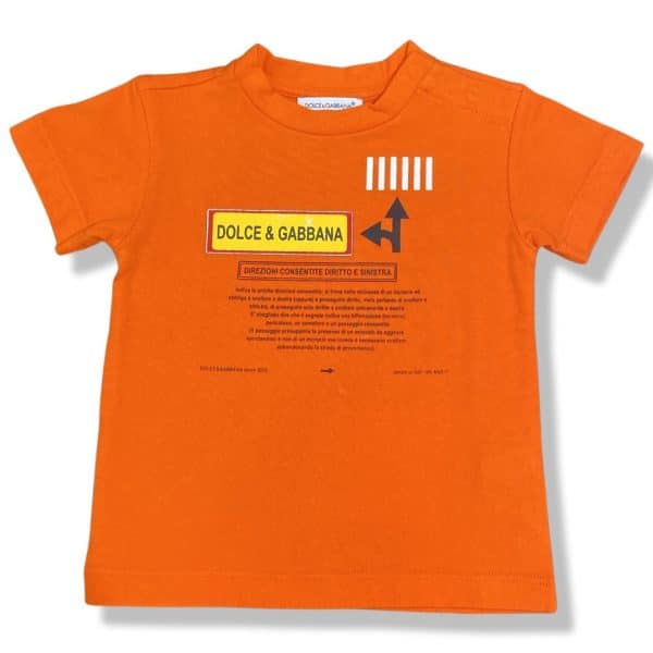 Dolce & Gabbana - T-shirt manica corta - Orange
