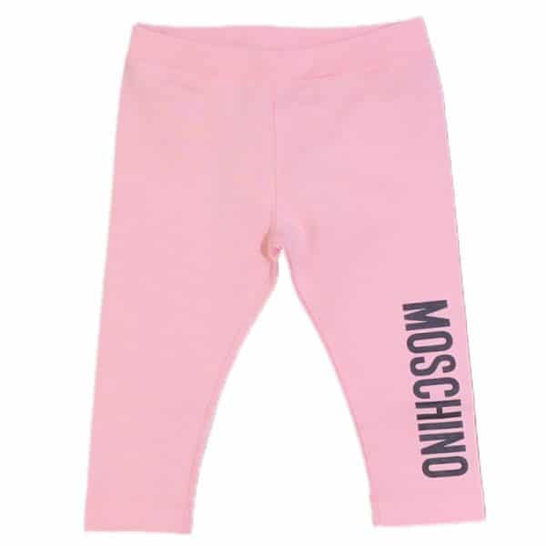 Moschino - Leggins rosa per neonata