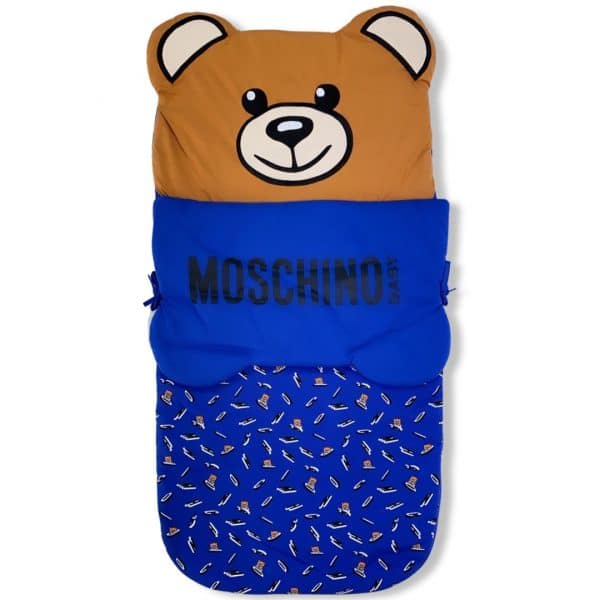 Moschino - Sacco nanna azzurro per neonato