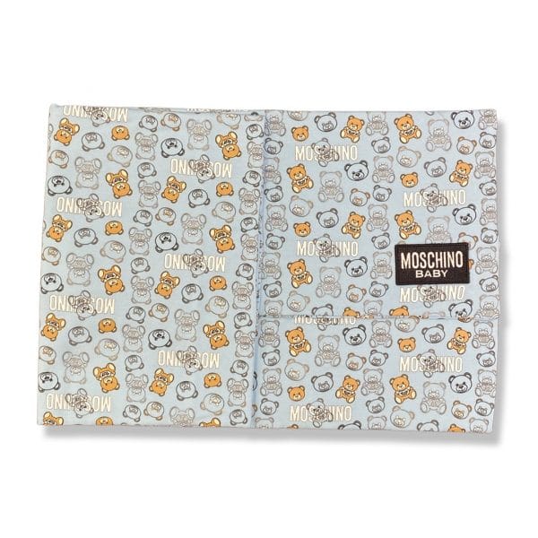 Moschino - Coperta con orsetti cielo per neonato