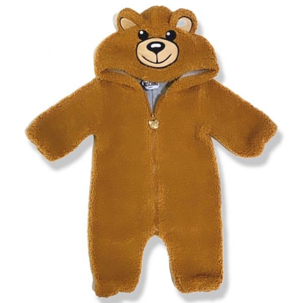 Moschino - Tutone con orsetto brown per neonata