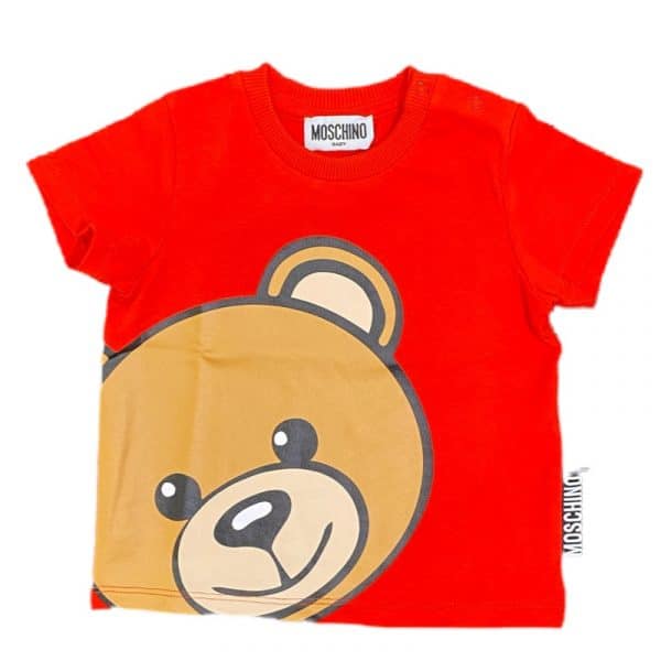 Moschino - T-shirt manica corta red per neonati