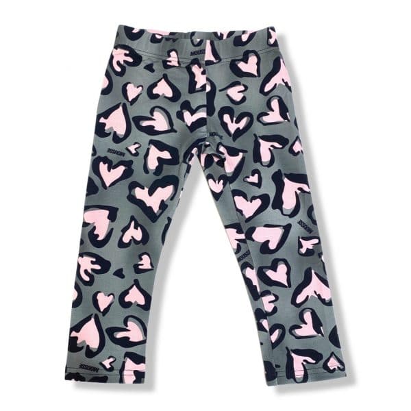 Mousse - Leggins - cuori grigio bimba