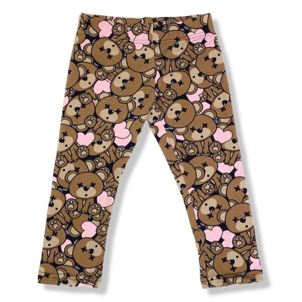 Mousse - Leggins - orsetti marrone bimba