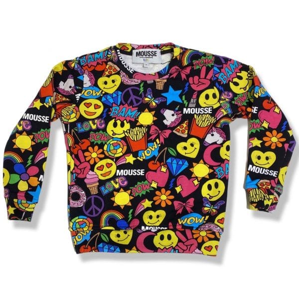Mousse - Felpa multicolor bimba