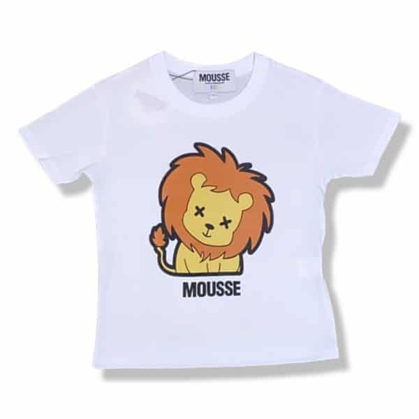 Mousse - T-shirt manica corta white bimbo