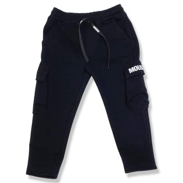 Mousse - Pantalone in felpa nero bimbo
