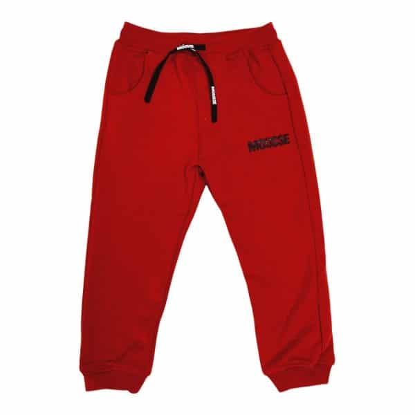 Mousse - Pantalone in felpa rosso bimbo