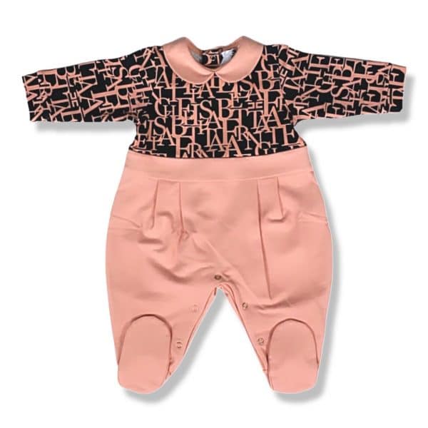 Elisabetta Franchi - Tutina per neonata rosa per neonata