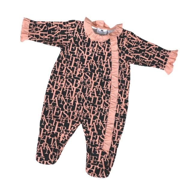 Elisabetta Franchi - Tutina per neonata rosa per neonata