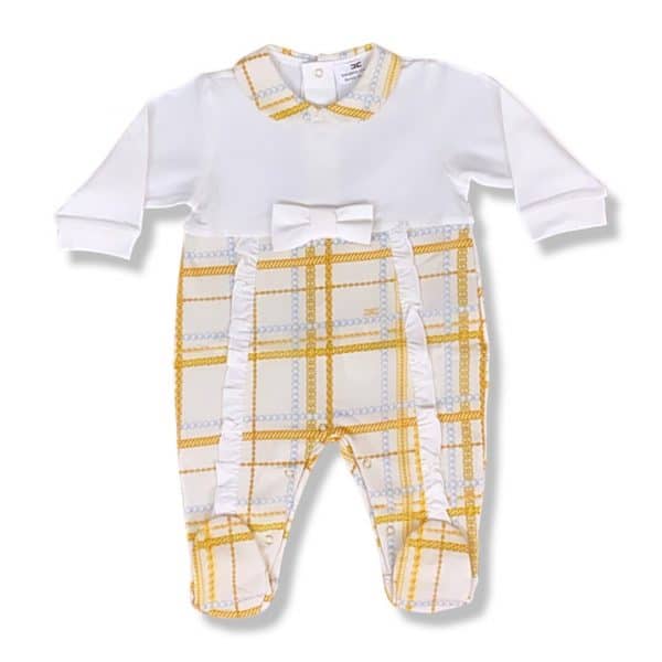Elisabetta Franchi - Tutina per neonata panna per neonata