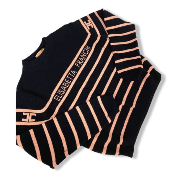 Elisabetta Franchi - Maglia per bambina nero bimba