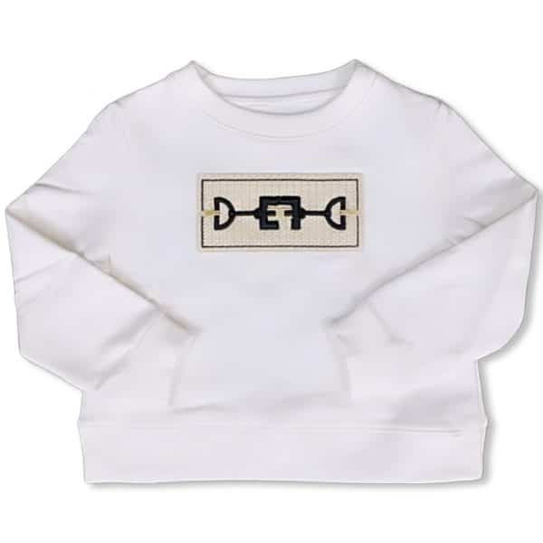 Elisabetta Feanchi - Felpa con logo white bimba