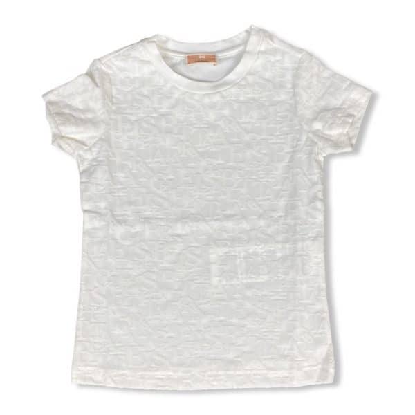 Elisabetta Franchi - T-shirt per bambina bianca bimba