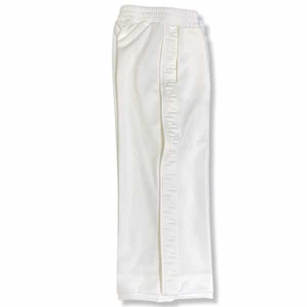 Fendi - Pantalone con bottoni laterali white bimba