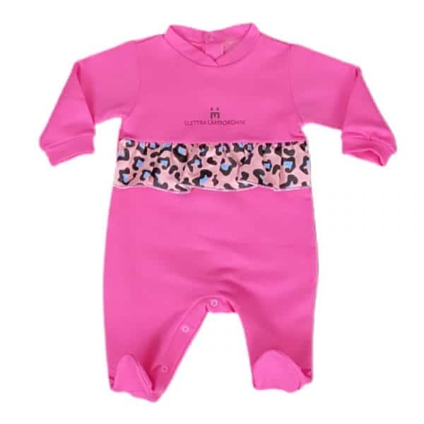 Elettra Lamborghini - Tutina per neonata fucsia per neonata