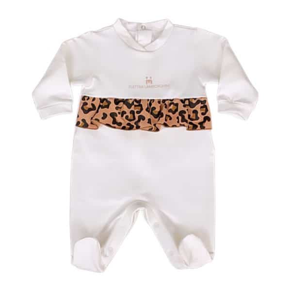 Elettra Lamborghini - Tutina per neonata bianca per neonata