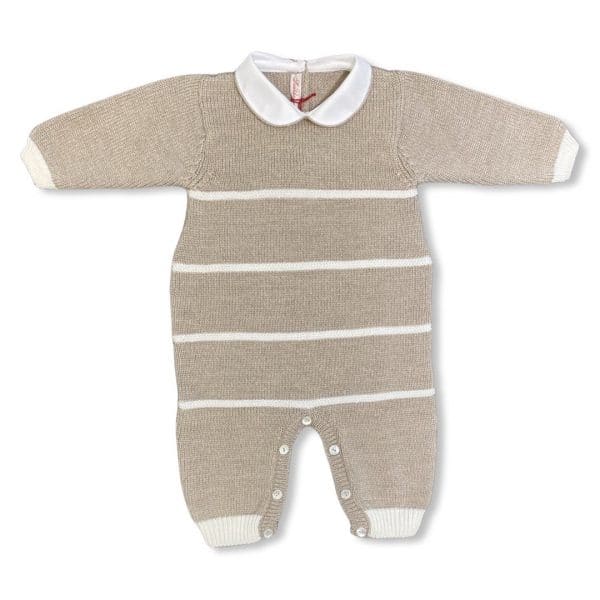 Scaldacuore - Tutina beige per neonato