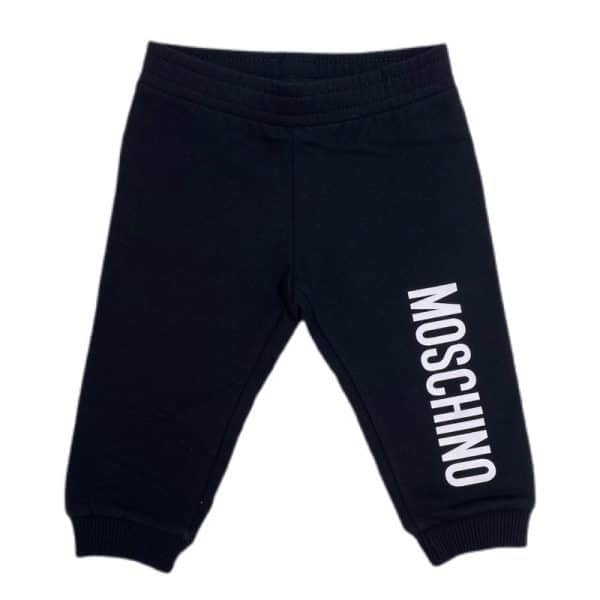 Moschino - Pantalone in felpa black per neonati
