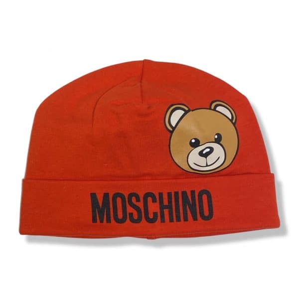Moschino - Cappello in felpa red per neonati
