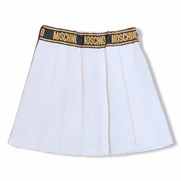 Moschino - Gonna in felpa milk bimba