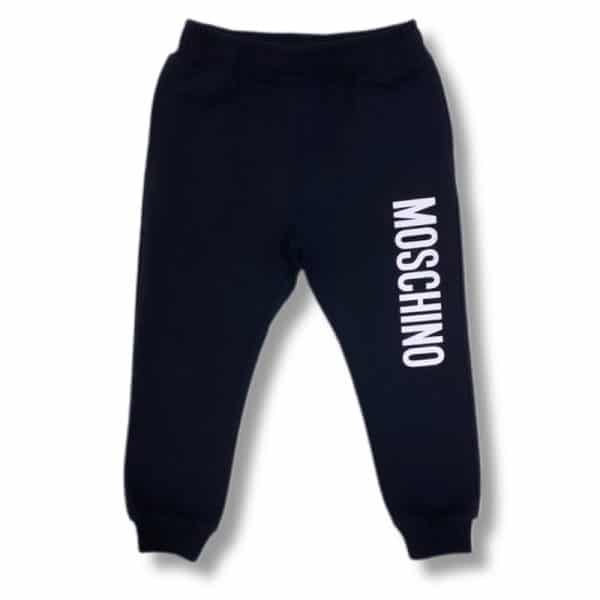 Moschino - Pantalone in felpa nero bimbi